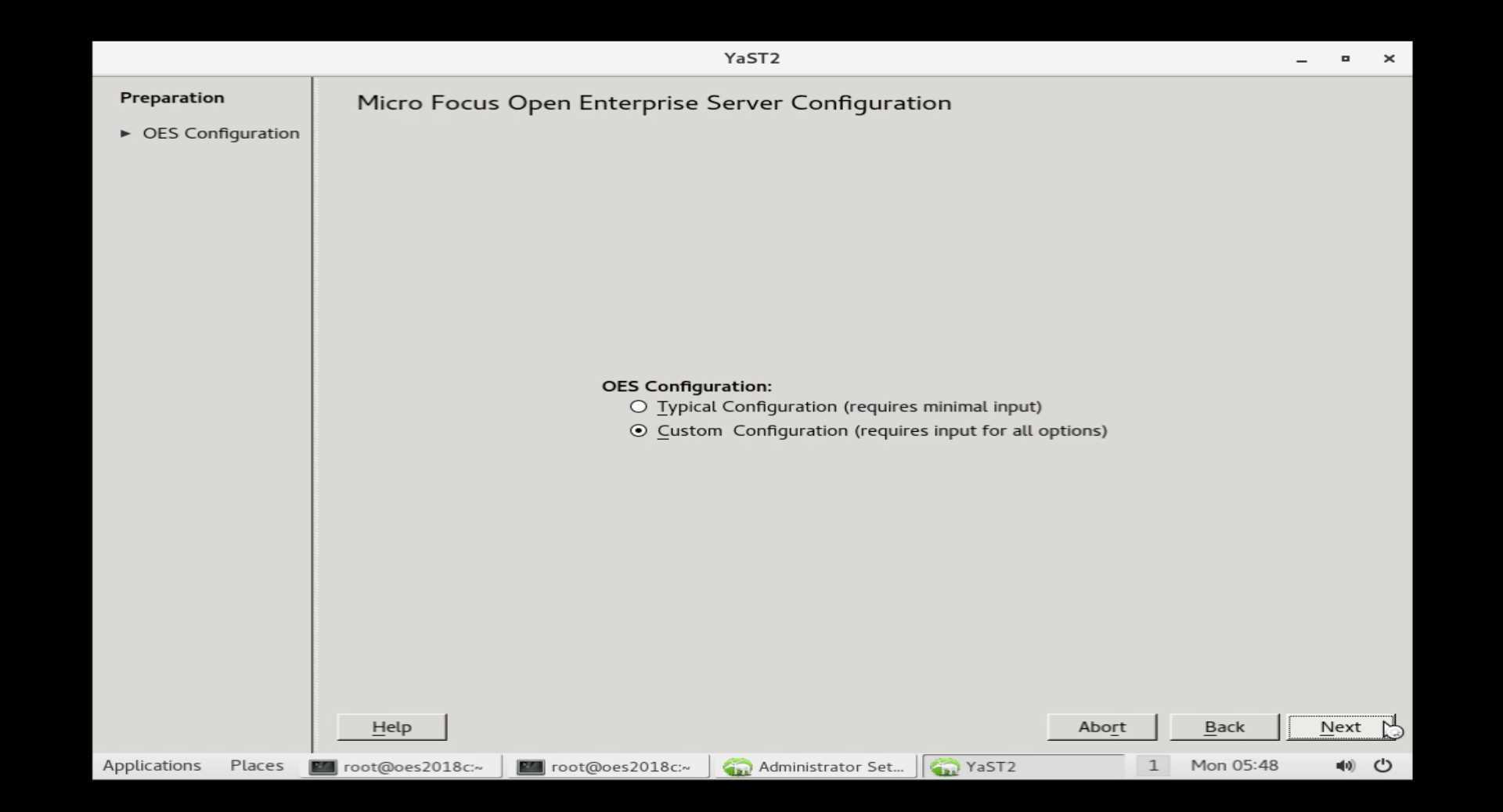 OES2018 既存 eDirectory へのインストール_a0056607_15521485.jpg