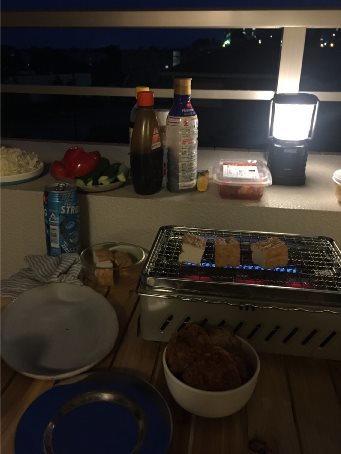 ベランダ焼き焼きディナーとうり坊解体 我楽多工場分室 2 ベランダ焼き焼きディナーとうり坊解体 我楽多工場分室 2