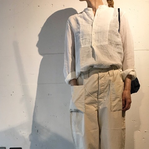 すっかり真夏だし、、暑すぎだし、、リネンシャツ本番！_d0364239_17131378.jpg