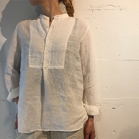 すっかり真夏だし、、暑すぎだし、、リネンシャツ本番！_d0364239_17132683.jpg