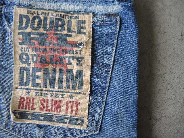 遂に入荷しました!! RRL SLIM FIT JEANS!!_c0197972_13401609.jpg