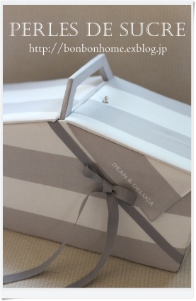 自宅レッスン Dean&Delucaピクニックバスケット ハート形の箱 ティッシュケース ペンスタンド_f0199750_17494330.jpg