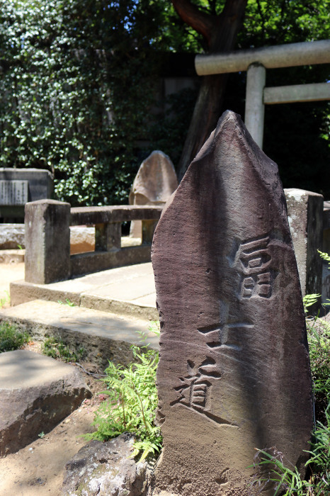 お寺の敷地内にある富士山、音羽富士（護国寺）に登頂_c0060143_17223754.jpg