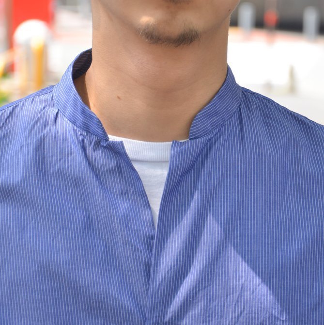 Honor gathering(オナーギャザリング) dressy cotton stripe shirts_d0158579_18243324.jpg