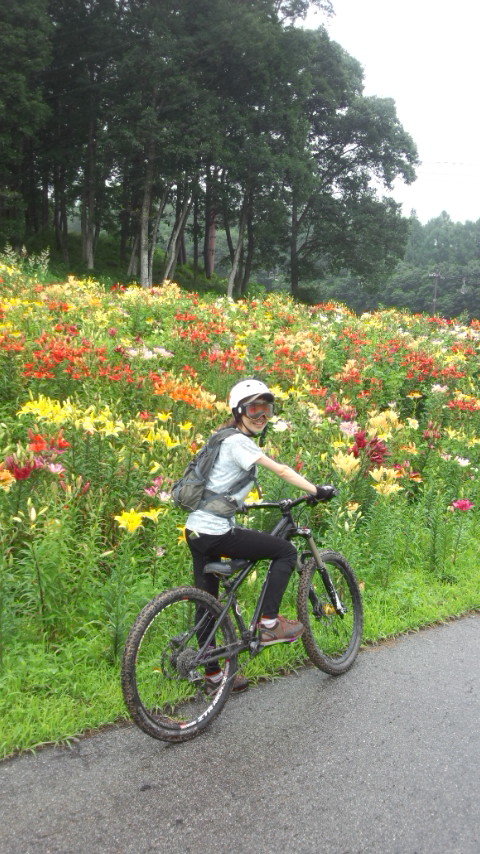 ☆７月１５日　今日も白馬夏日！それでも元気にＭＴＢ！！_b0112319_14032484.jpg