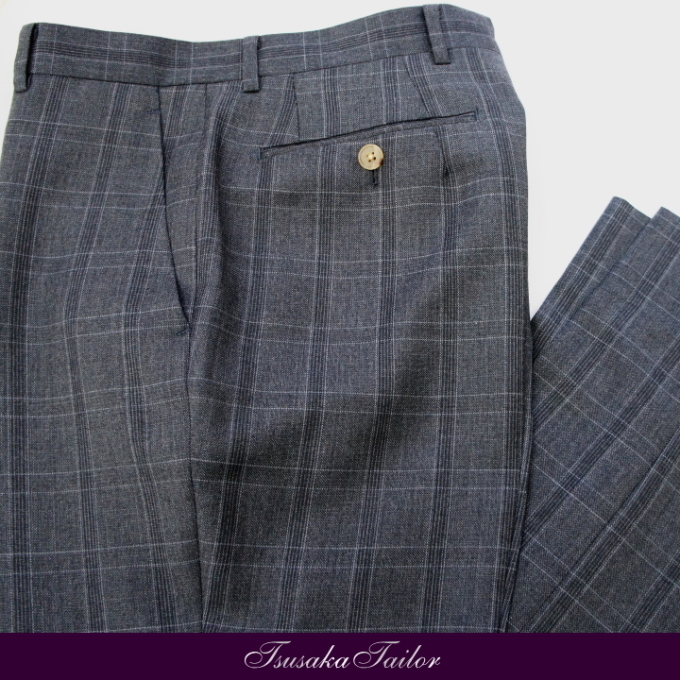 グレーチェックパンツ オーダーパンツ オーダースーツ東京 ツサカテーラー 公式ブログ グレーチェックパンツ オーダーパンツ オーダースーツ東京 ツサカテーラー 公式ブログ