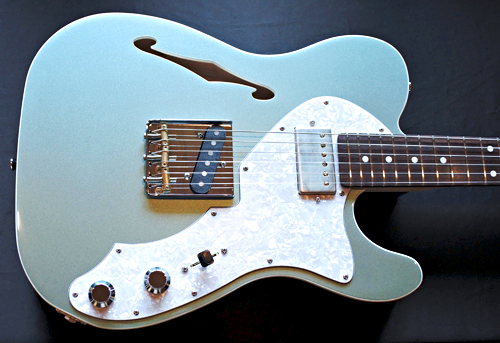 「Turquoise MetallicのHollow T-Line」1本目が完成です!_e0053731_16563950.jpg