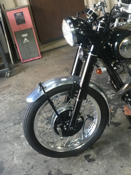 W650 ドラムブレーキ化_a0139843_20501571.jpg