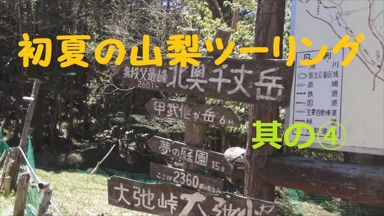 初夏の山梨ツーリング　其の④ 日本一高所車道峠 『大弛峠』＆【夢の庭園】へプチ登山・・絶景かな ❣❣ ブログ＆動画　_b0003445_11483893.jpg