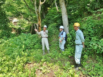 昨日は浦佐「黒沢川」の治山施設建設で現場協議がありました_c0336902_20543974.jpg