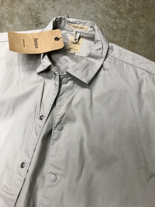 Sanca ・・・ W FACE TWILL SHIRTS・NEW!_d0152280_04384590.jpeg