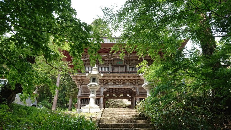 寒河江をぶらり 慈恩寺 仁王門 山形県 963 77
