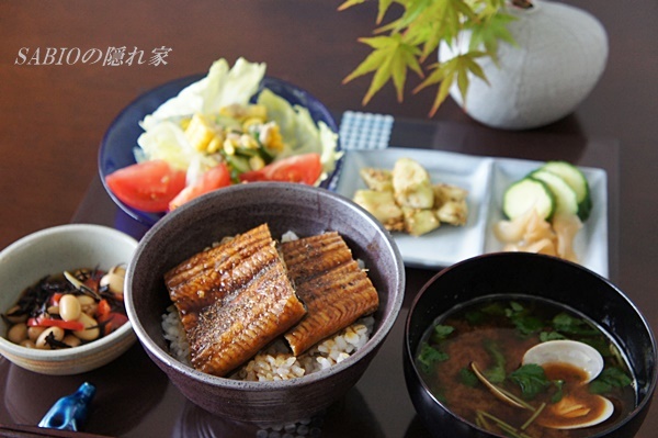 鰻丼定食 - SABIOの隠れ家