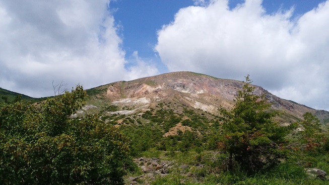 浄土平 一切経山登山 鎌沼へ18 07 22 インスト覚書