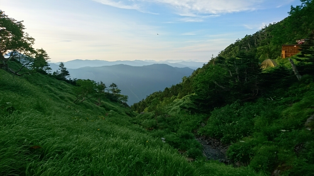 南ア：百高山めぐり／光岳　3日目（茶臼小屋〜畑薙大吊橋）_b0148050_08321199.jpg