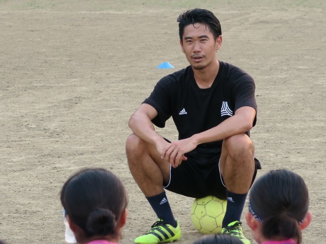香川真司選手が熊谷グラウンドに来た 熊谷グラウンド 香川真司選手が熊谷グラウンドに来た 熊谷グラウンド