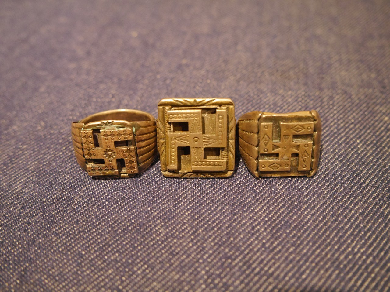 超Special 20s～30s Navajo ナバホ 卍 逆卍 リング - メルカリ