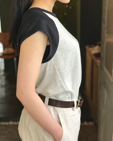 linen baseball tee_d0364239_18070029.jpg