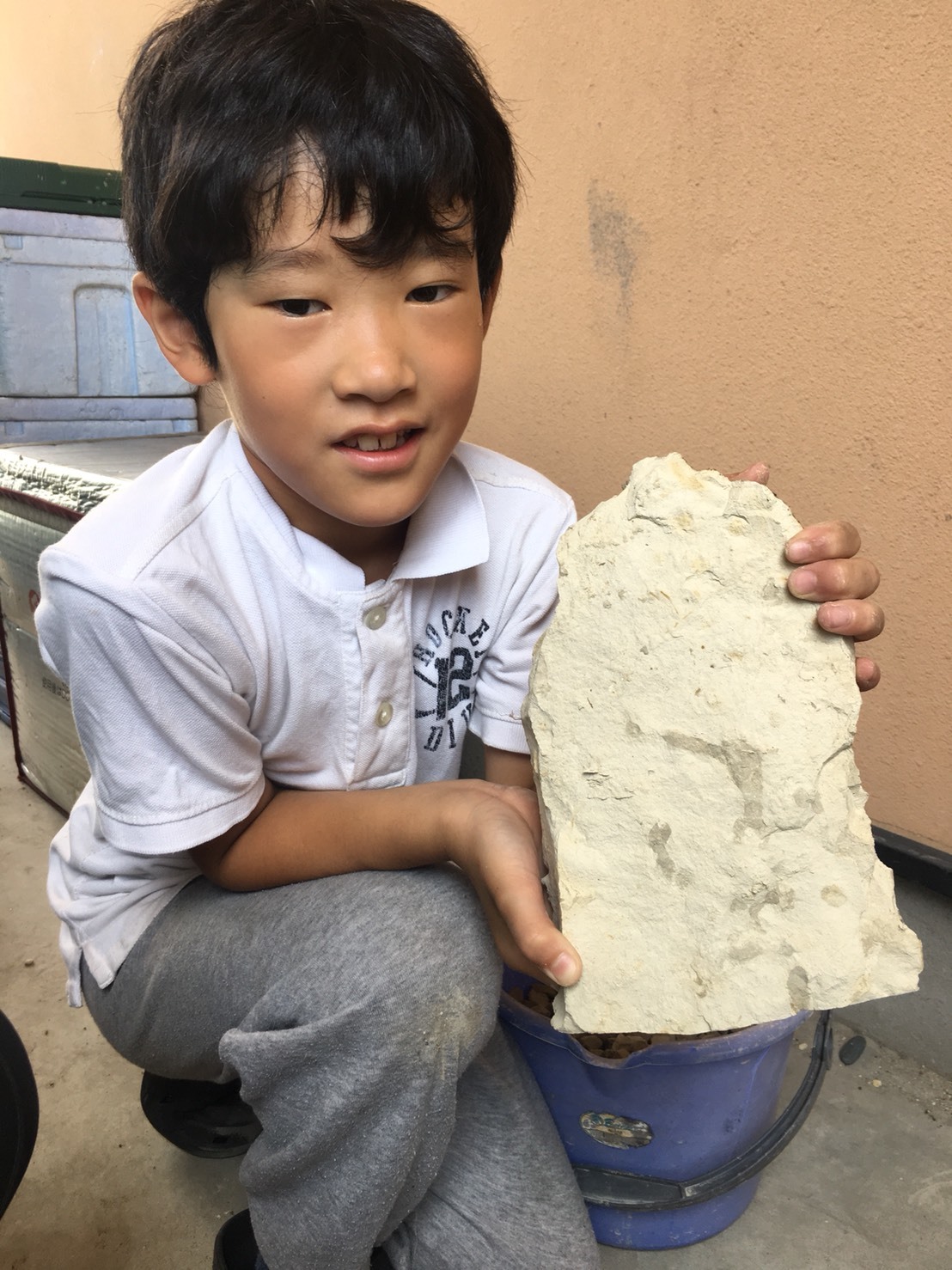 下の息子 自由研究 粘土 Noix ノワ 真鍮 銀 自然素材 てしごと作家綴り