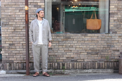 昨日に引き続き、「melple」 リネン素材の \"セットアップアイテム\" ご紹介_f0191324_08231019.jpg