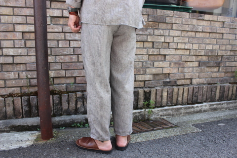 昨日に引き続き、「melple」 リネン素材の \"セットアップアイテム\" ご紹介_f0191324_08245824.jpg