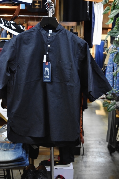 今季の本命!★? Kato ・・・ Cotton LINEN STAND SHIRTS!♪!_d0152280_20372937.jpg