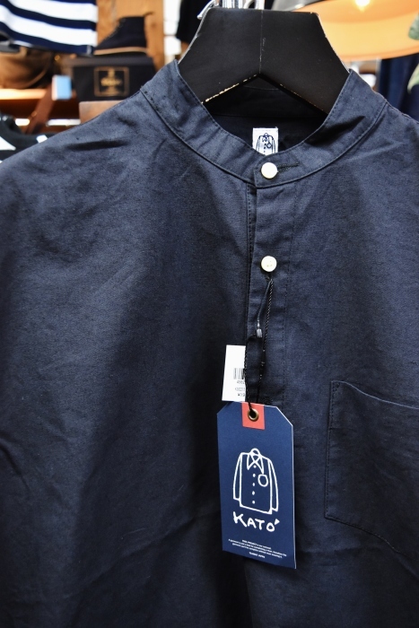 今季の本命!★? Kato ・・・ Cotton LINEN STAND SHIRTS!♪!_d0152280_20393998.jpg