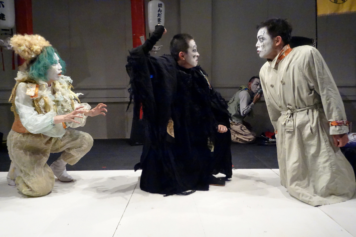 仮想定規 KASO JOGI 2018年 エディンバラ・フリンジ参加作品 THE GATE 公開稽古 青木砂織/ほんだまこと_f0117059_22173010.jpg