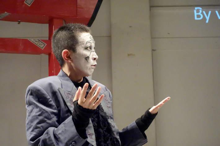仮想定規 KASO JOGI 2018年 エディンバラ・フリンジ参加作品 THE GATE 公開稽古 青木砂織/ほんだまこと_f0117059_22303250.jpg