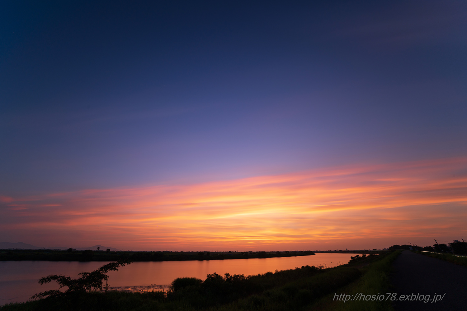 夕焼け空 デジタルで見ていた風景