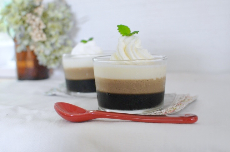 三層コーヒーゼリー Chamomile 季節のおやつと日々のこと
