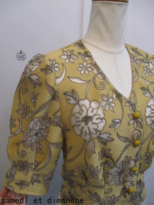 リリーブラウン Lily Brown アイビー刺繍チュールトップス NO