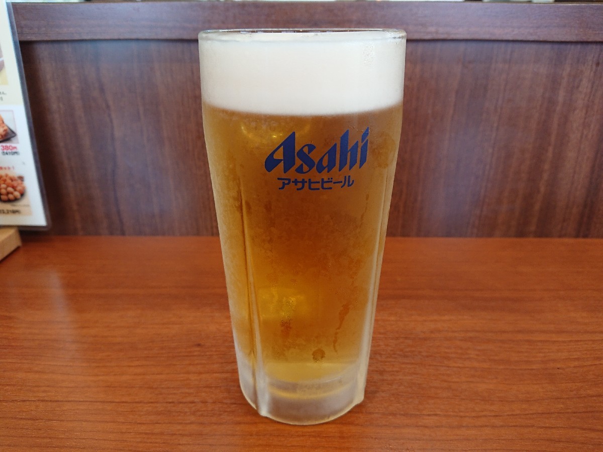 7/27 合盛り定食ごはん大盛無料¥669 & 生ビール¥421_b0042308_15012603.jpg