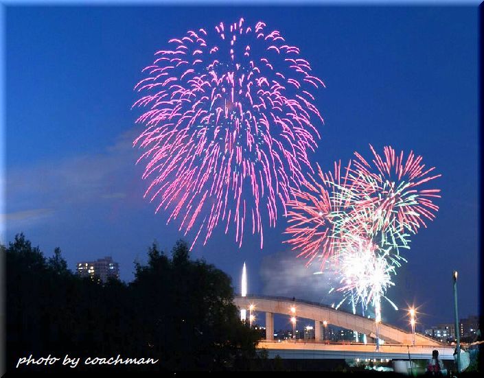 豊平川花火大会 北海道photo一撮り旅