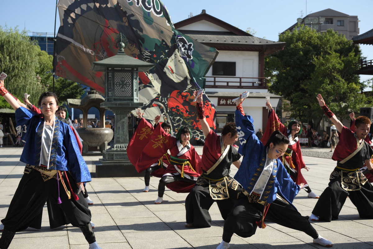 西新井大師よさこいフェスタ2018　将門Yoakois「響」さん　茨城県坂東市_c0276323_11051750.jpg