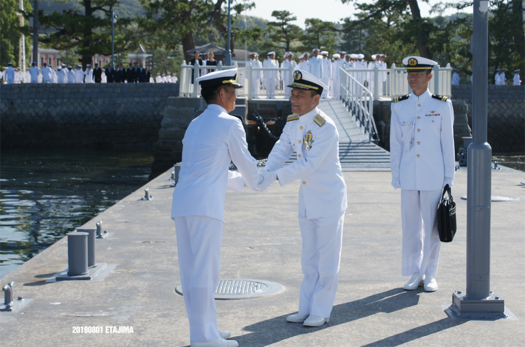 20180801 海上自衛隊幹部候補生学校長離着任式_e0150566_17111015.jpg