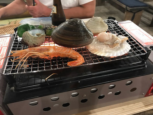 石川（七尾市中島町）：浜焼き 能登風土「浜焼きコース」_b0089578_15181088.jpg