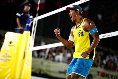 金栄堂サポート:ビーチバレーボール・長谷川徳海選手 World Tour 3star Tokyoご報告&インプレッション!_c0003493_09063014.jpg