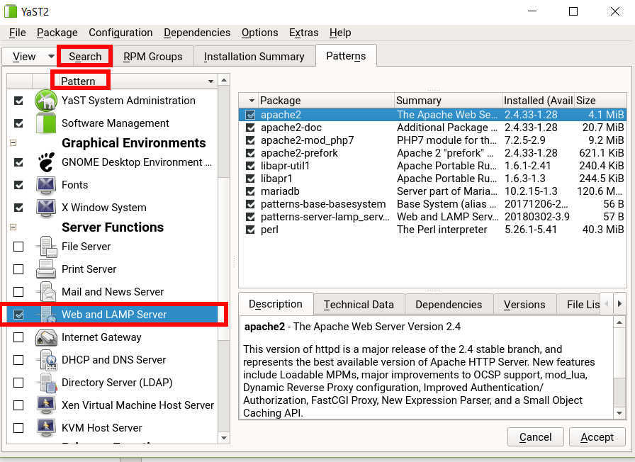 SUSE linux 15 (SLES15) で HTTPサーバー と php7を動かす_a0056607_15010201.jpg