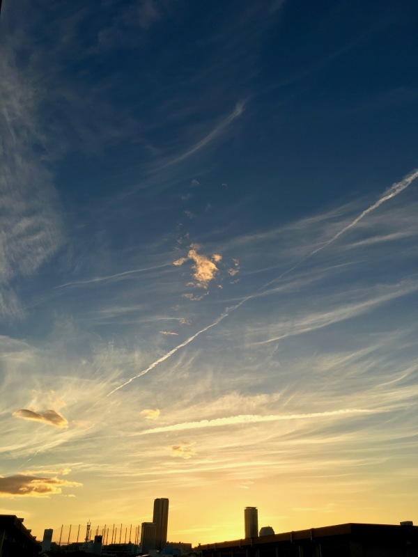 夕焼けの空、定点観測のススメ♬_a0226258_14492667.jpg