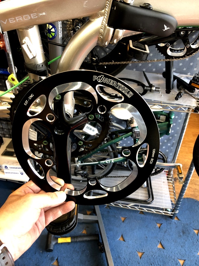 Tern Verge N8チェーンリングガード交換 カルマックス タジマ 自転車屋さんの スタッフ ブログ