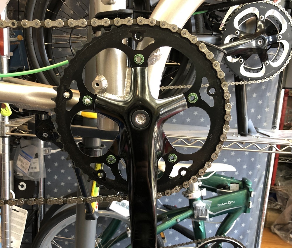 Tern Verge N8チェーンリングガード交換 カルマックス タジマ 自転車屋さんの スタッフ ブログ