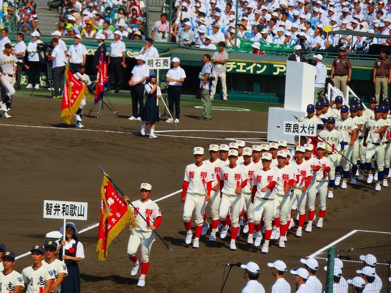 夏の高校野球選手入場（関西）20180805_e0237645_19103044.jpg