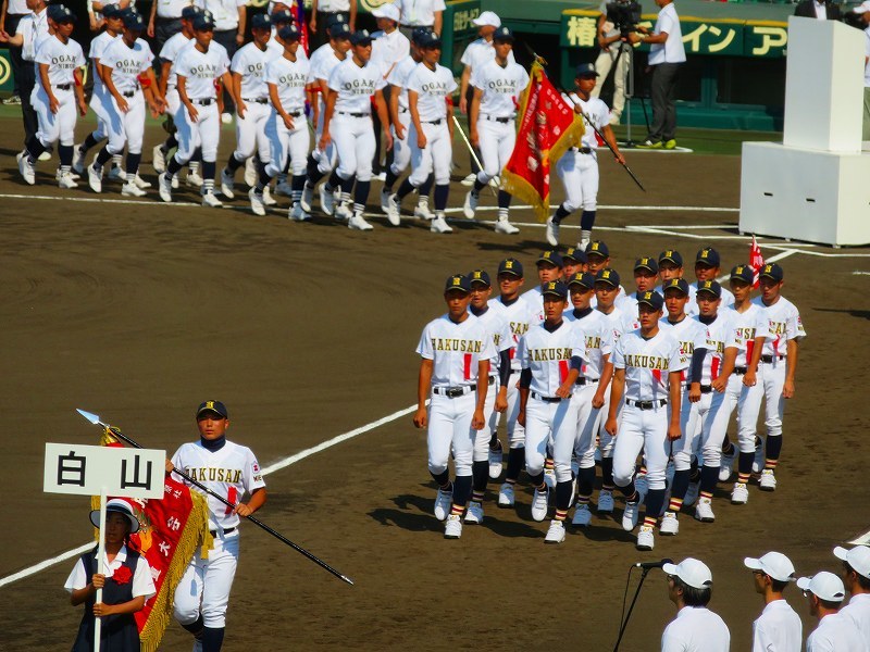 夏の高校野球選手入場（東海・北陸）20180805_e0237645_21233130.jpg