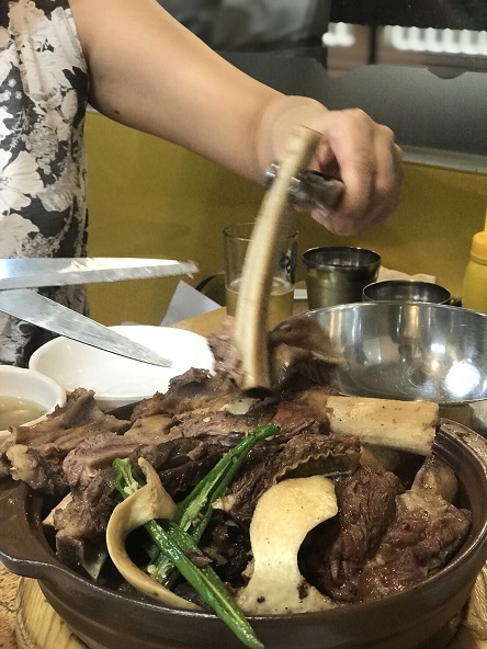 江南麺屋で骨付きカルビチムと冷麺の幸せな組み合わせ_b0060363_17202057.jpg