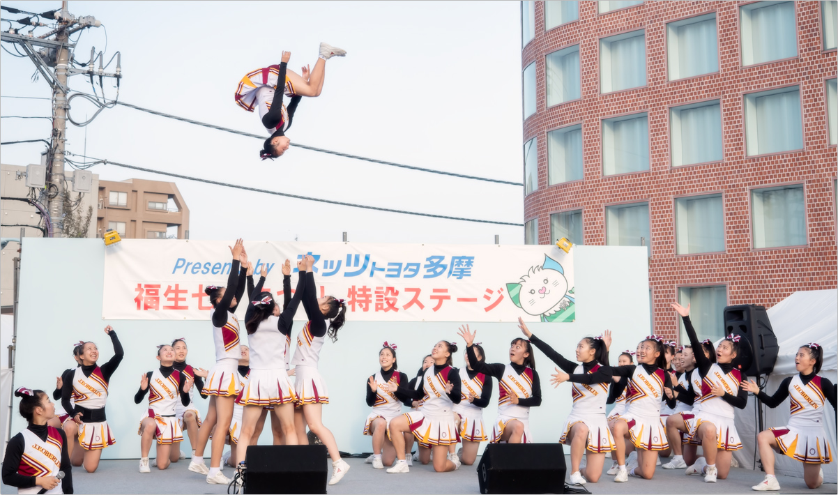 桜美林大学チアリーディング部（3）（第68回福生七夕まつり）_f0105694_11110055.jpg