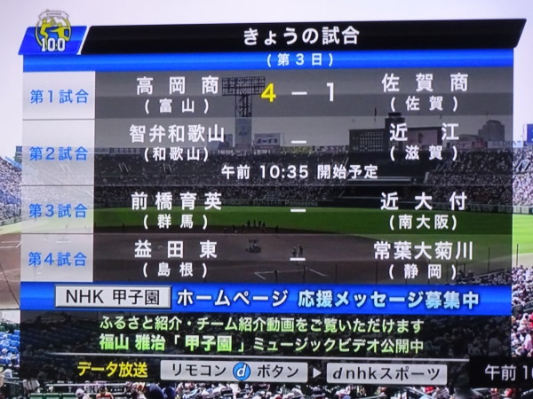 Nhk甲子園ウェブサイト楽しめる 18 8 7 徳ちゃん便り