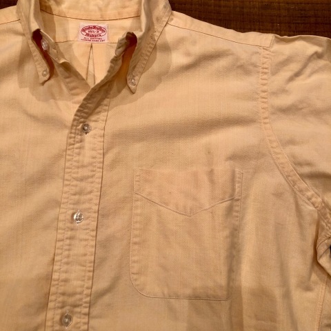 1970s \" Brooks Brothers \" - The Original POLO SHIRT - ALL COTTON 橙 OXFD 6button SHIRTS ._d0172088_19134686.jpg