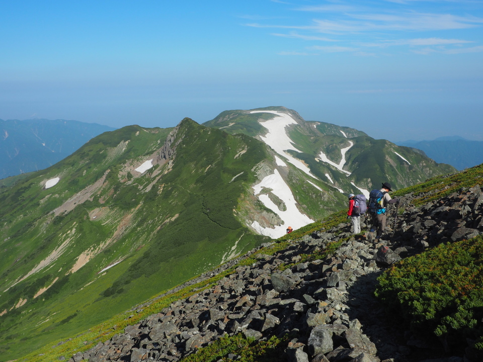 2018/8/3(金)～8/6(月):大雪渓・白馬岳(旭岳省略)→清水尾根→祖母谷温泉快晴3名_c0134193_22061345.jpg