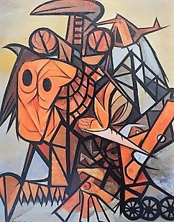 専門ショップ 再3値下げ、池田龍雄 モノクローム メゾチント 銅版画